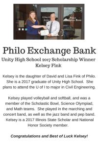 Kelsey Fink scholarship