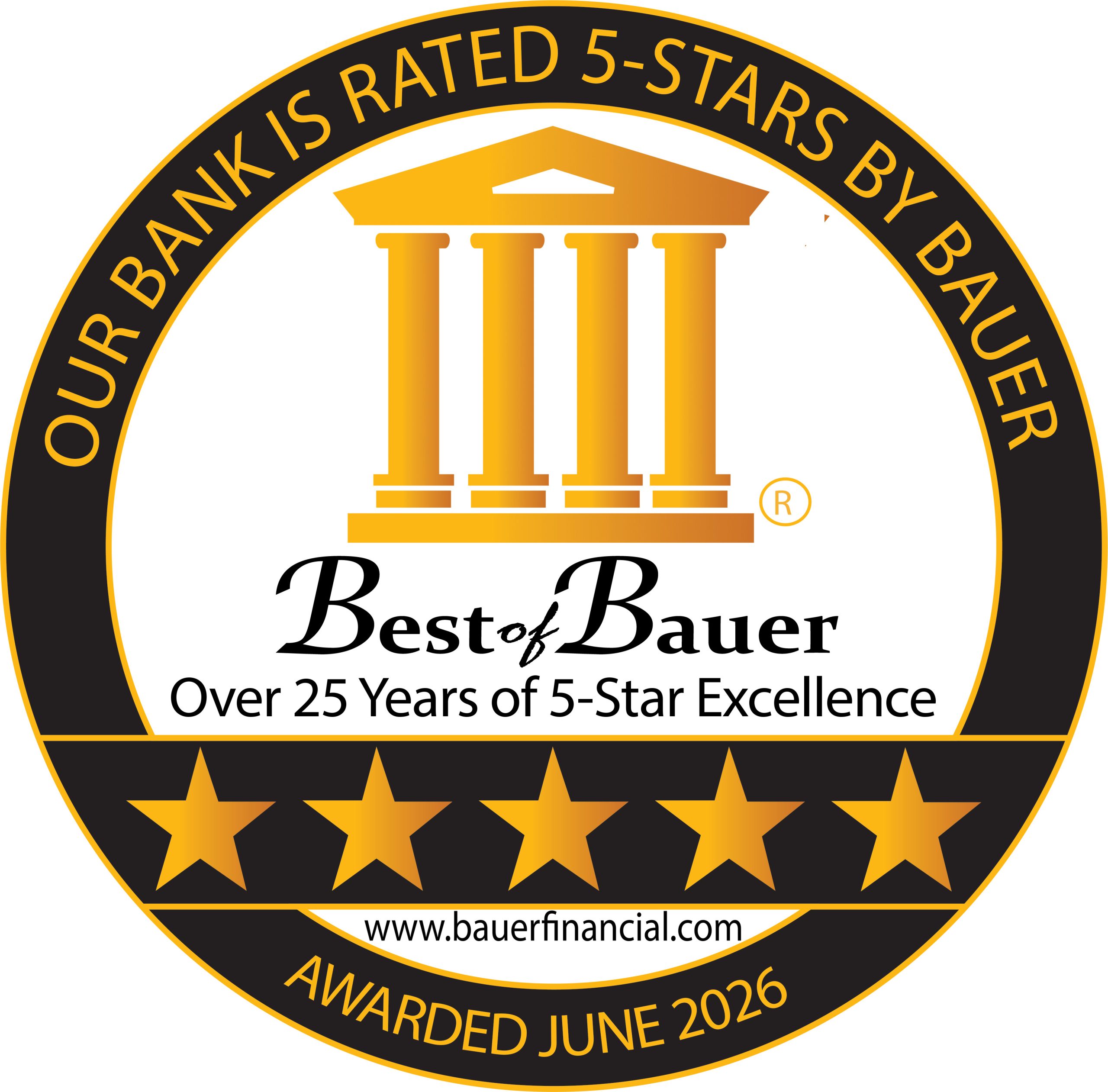 BOB 5-star logo BANK JUN 2026